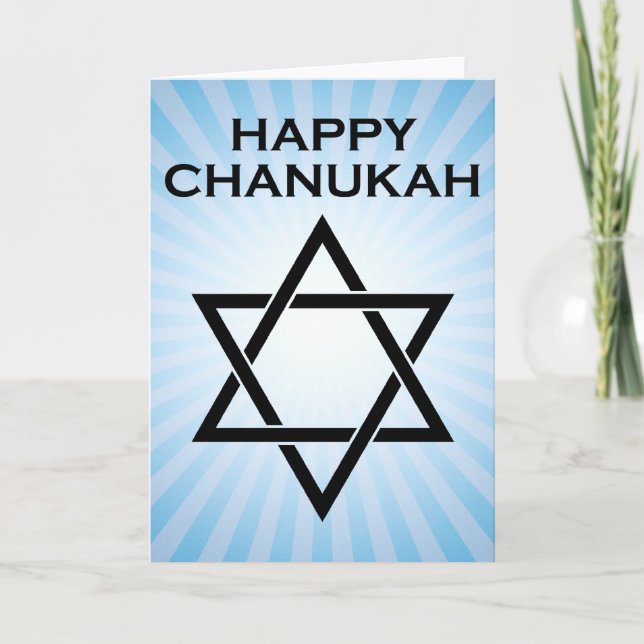 glückliche chanukah feiertagskarte (Vorderseite)