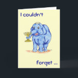 Glückliche Chanukka-Karte mit niedlichem Elefanten Feiertagskarte<br><div class="desc">Spaß,  lässig und glückliche Karte. Vervollkommnen Sie für Familie,  Freunde,  Mitarbeiter und scherzte Mitschüler! Gelassen jeder wissen Sie,  dass Sie nicht vergaßen,  ihnen ein glückliches Chanukka zu wünschen!</div>