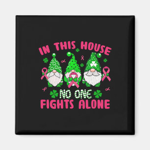 Glückliche Clover Breast Cancer Awareness St Patri Magnet