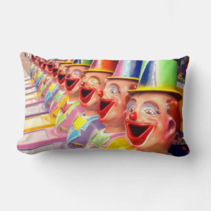 Glückliche Clowns, Lumbalkissen. Lendenkissen