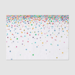 Glückliche Confetti-Punkte Seidenpapier