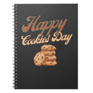 Glückliche Cookies Tag, Nationaler Cookie Day Notizblock