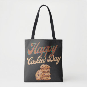 Glückliche Cookies Tag, Nationaler Cookie Day Tasche