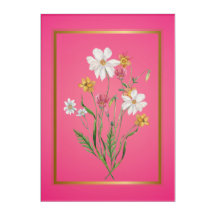 Glückliche Daisy-Acryl-Wandkunst
