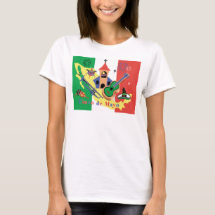 Glückliche Damen Cinco Des Mayo T-Shirt
