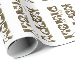 Glückliche Diwali grüßende niedliche Geschenkpapier