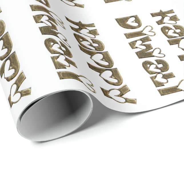 Glückliche Diwali grüßende niedliche Geschenkpapier (Rolleneckpunkt)