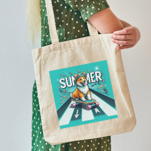 Glückliche Doggo Sommer-Tasche Tragetasche