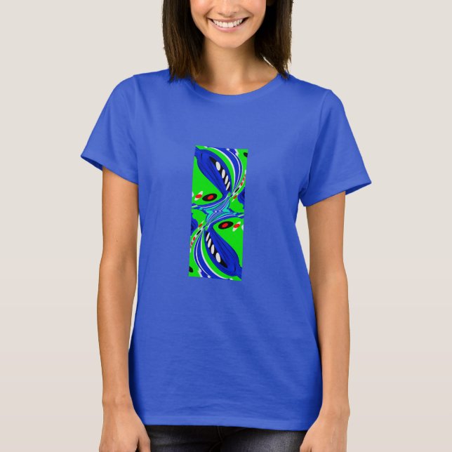 Glückliche Drehung T-Shirt (Vorderseite)