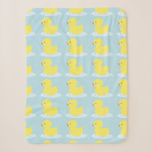 Glückliche Ducky niedliche gelbe Ente Sherpa Deck Sherpadecke