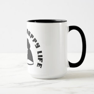 "Glückliche Ehefrau-glückliche Leben-Kaffee-Tass Tasse