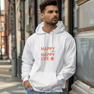 Glückliche Ehefrau, glückliches Leben - Funny Ehe Hoodie