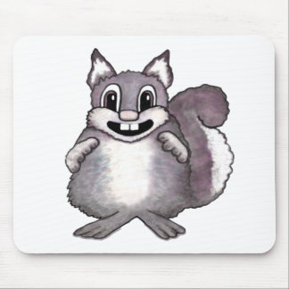 Glückliche Eichhörnchen-Cartoon-Zeichnung Mousepad