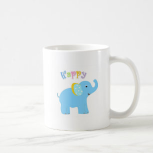 Glückliche Elefant-Tasse Kaffeetasse