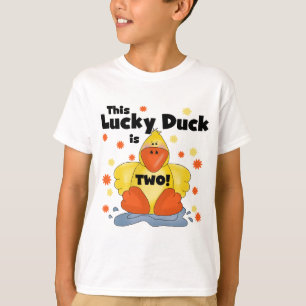 Glückliche Enten-2. Geburtstags-T-Shirts und T-Shirt
