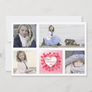 Glückliche Erinnerungen Foto Valentinstag Karte