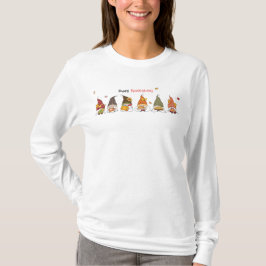 Glückliche ErntedankNomen, Herbstgnomen T-Shirt
