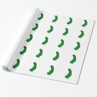 Glückliche Essiggurke Geschenkpapier