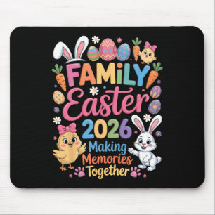 Glückliche Familie Ostern 2026 Erinnerungen Schaff Mousepad