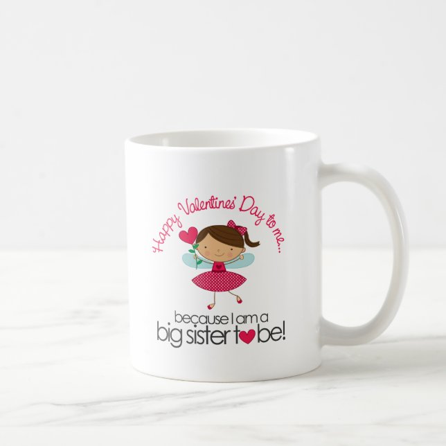 Glückliche feenhafte große Schwester, zum T - Kaffeetasse (Rechts)