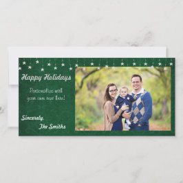 Glückliche Feiertags-Vintager Stern beleuchtet Feiertagskarte