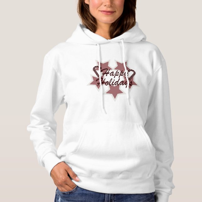 glückliche Ferien Hoodie (Vorderseite)