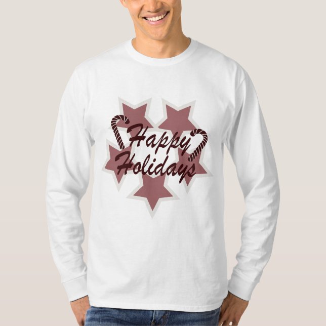 glückliche Ferien T-Shirt (Vorderseite)