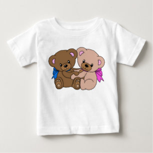 Glückliche feste Umarmung Baby T-shirt