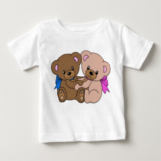 Glückliche feste Umarmung Baby T-shirt