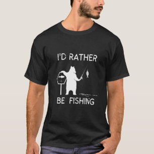 Glückliche Fischerei, die ich einfach nur fischen T-Shirt