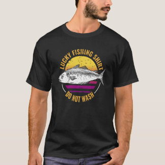 Glückliche Fischerei für Fischjäger und Fischer 13 T-Shirt