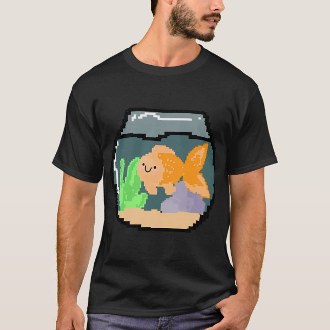 Glückliche Fischschale T-Shirt (Vorderseite)