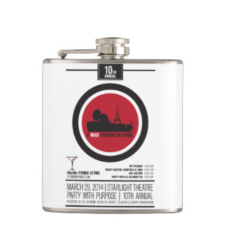 Glückliche Flasche Flachmann