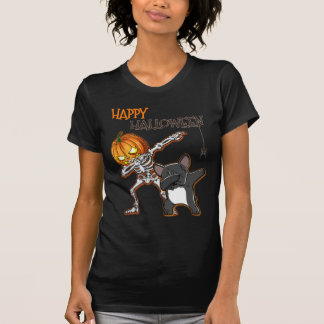 Glückliche französische Bulldogge Halloweens T-Shirt