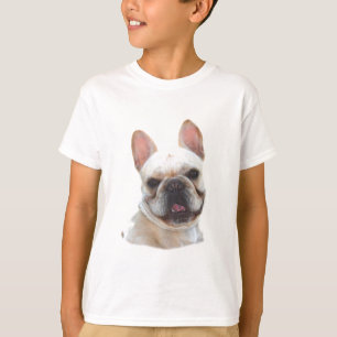 Glückliche französische Bulldogge scherzt T-Shirt