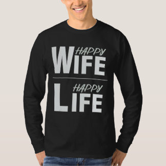 Glückliche Frau, glückliches Leben T-Shirt