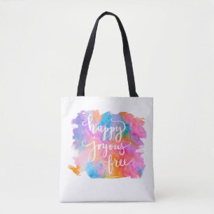 Glückliche freudige freie Taschen-Tasche Tasche