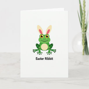 Glückliche Frosch-Freund-Grußkarte Karte