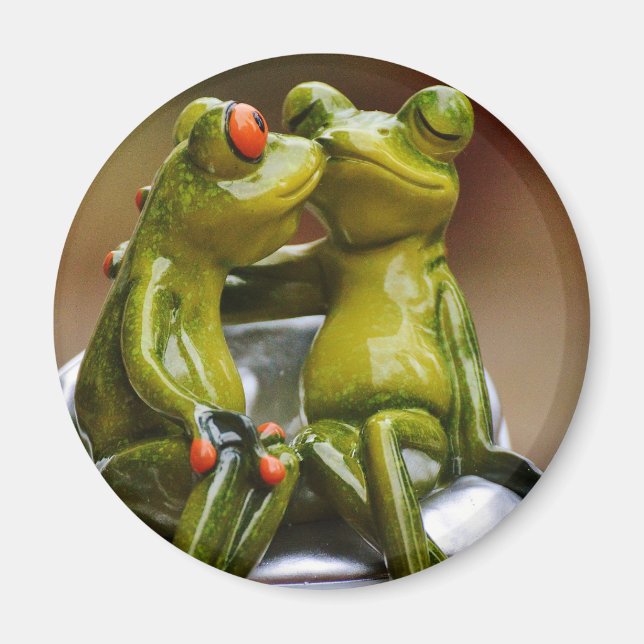 Glückliche Frösche Magnet (Vorne)