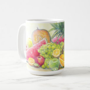 Glückliche Früchte Kaffeetasse