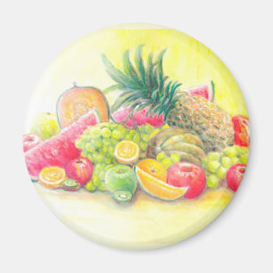 Glückliche Früchte Magnet