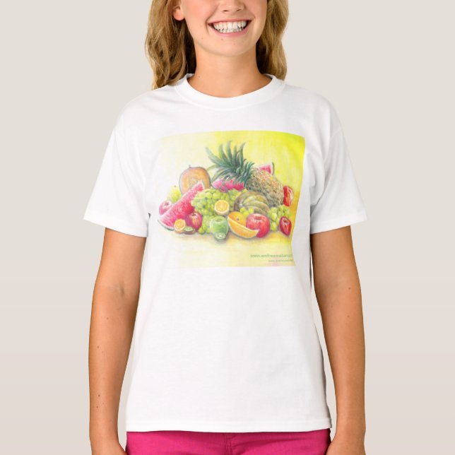Glückliche Früchte T-Shirt (Vorderseite)