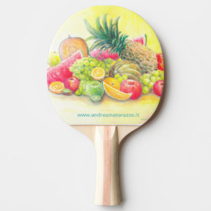 Glückliche Früchte Tischtennis Schläger