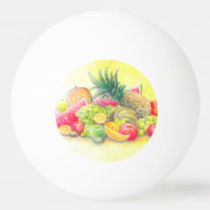 Glückliche Früchte Tischtennisball