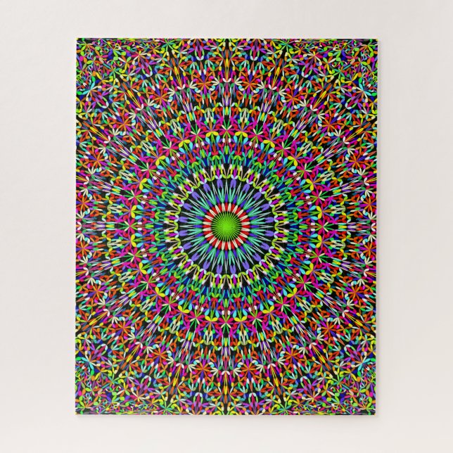 Glückliche Garten-Mandala (Vertikal)