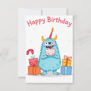 Glückliche Geburtstagskarte