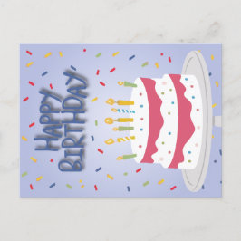 Glückliche Geburtstagskarte Feiertagspostkarte