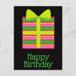 Glückliche Geburtstagskarten Postkarte