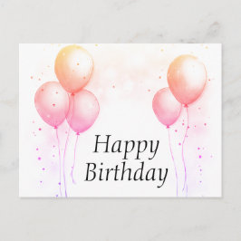 Glückliche Geburtstagskarten Postkarte