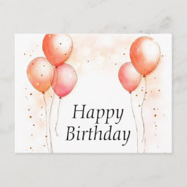 Glückliche Geburtstagskarten Postkarte